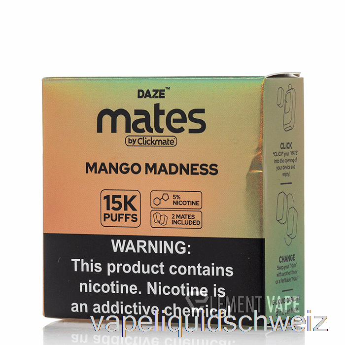 7 Daze Mate Pods Mango Madness Vape Ohne Nikotin